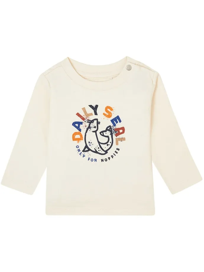 Longsleeve "Grinestar" in Creme