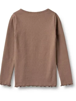 Longsleeve "Ida" in Braun