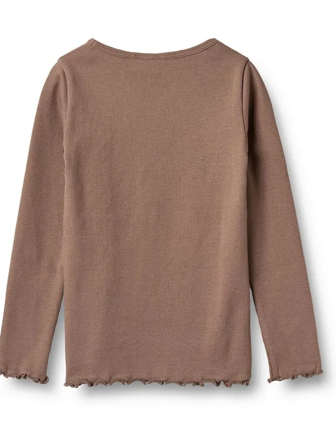 Longsleeve "Ida" in Braun