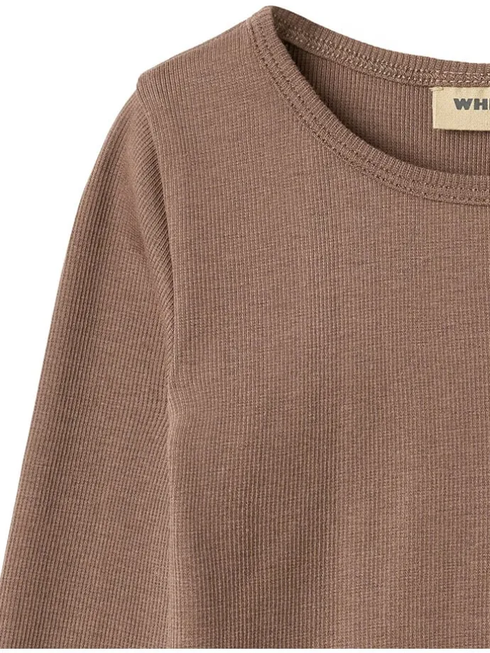 Longsleeve "Ida" in Braun