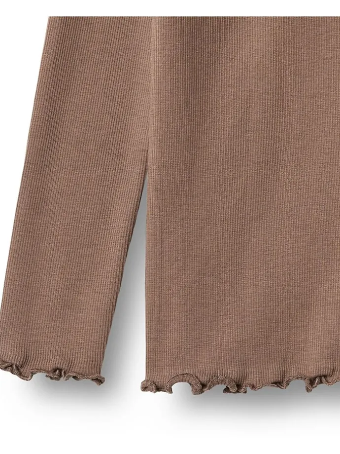 Longsleeve "Ida" in Braun