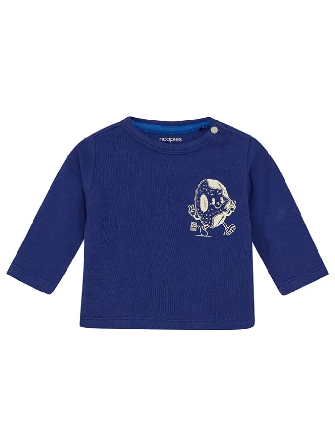 Longsleeve in Blau