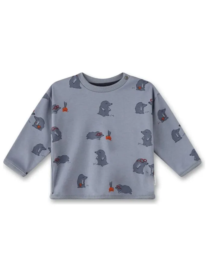 Longsleeve in Blau