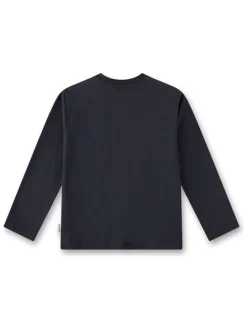 Longsleeve in Dunkelblau