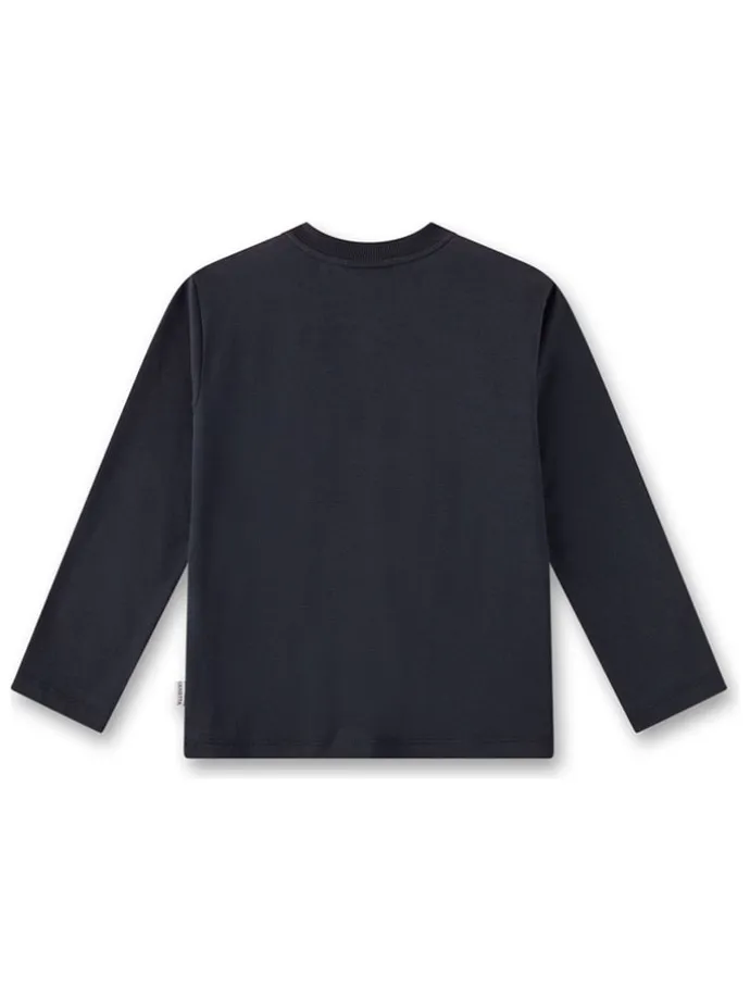 Longsleeve in Dunkelblau