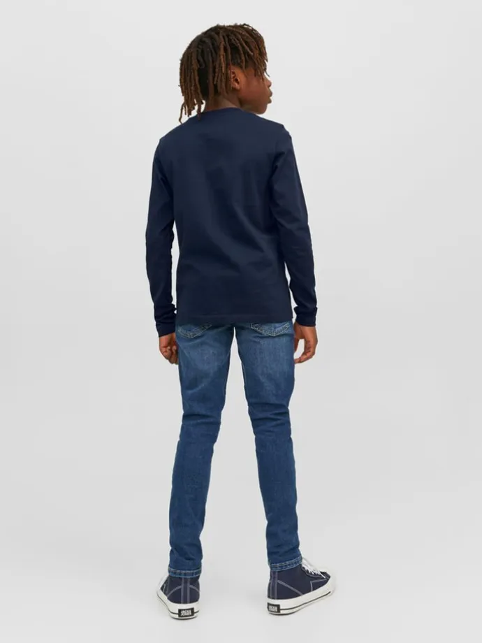 Longsleeve in Dunkelblau
