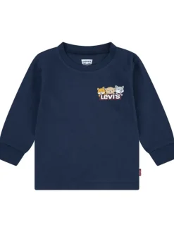 Longsleeve in Dunkelblau