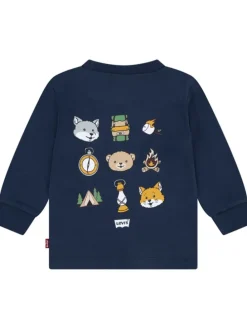 Longsleeve in Dunkelblau