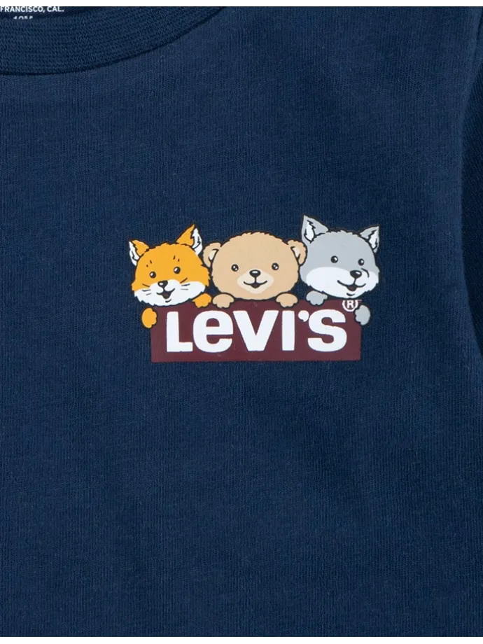 Longsleeve in Dunkelblau