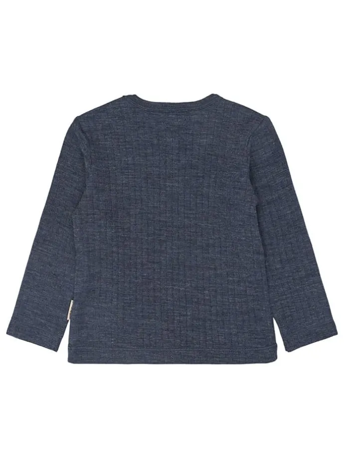 Longsleeve in Dunkelblau