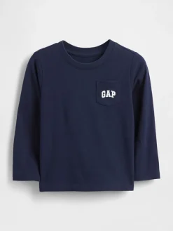 Longsleeve in Dunkelblau