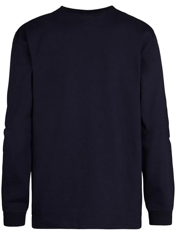 Longsleeve in Dunkelblau