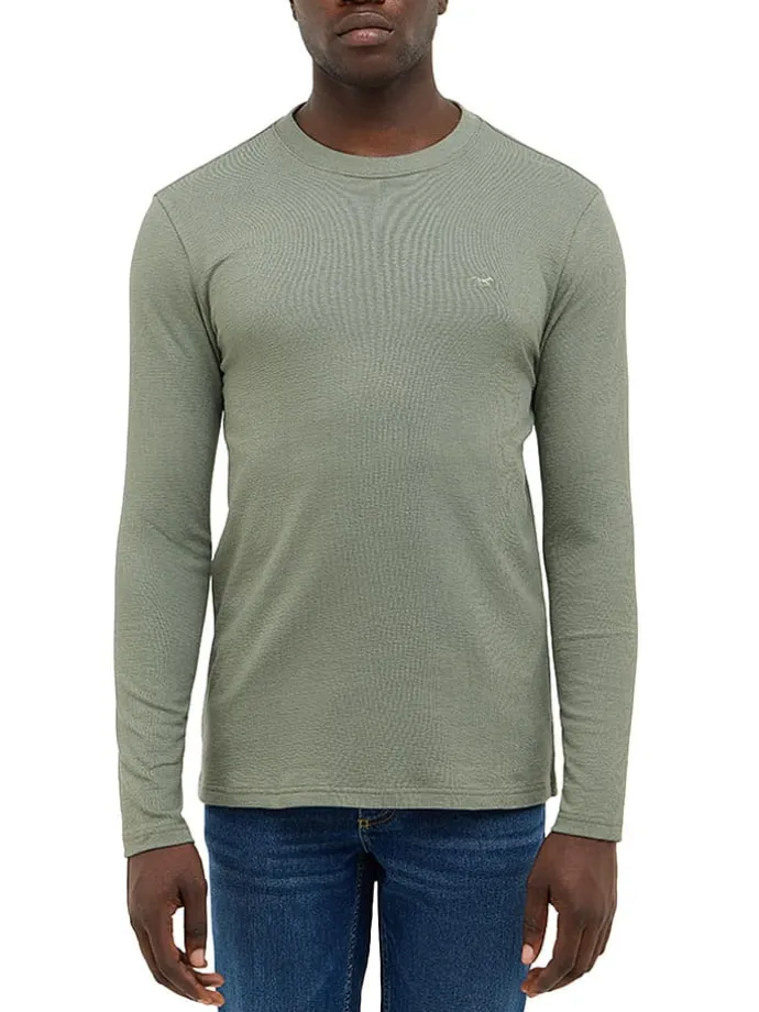 Longsleeve in Grün