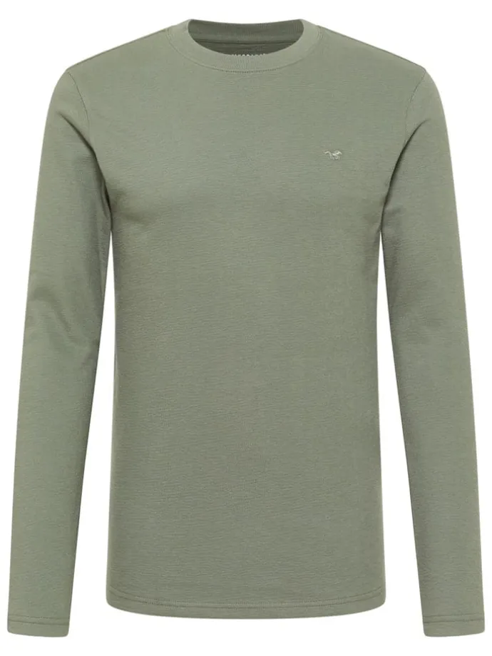 Longsleeve in Grün