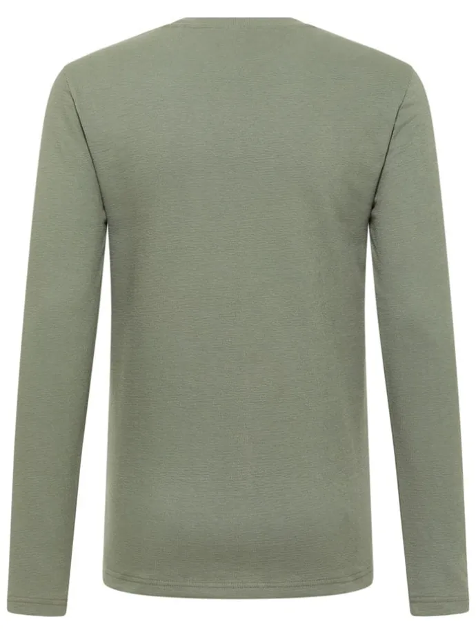 Longsleeve in Grün