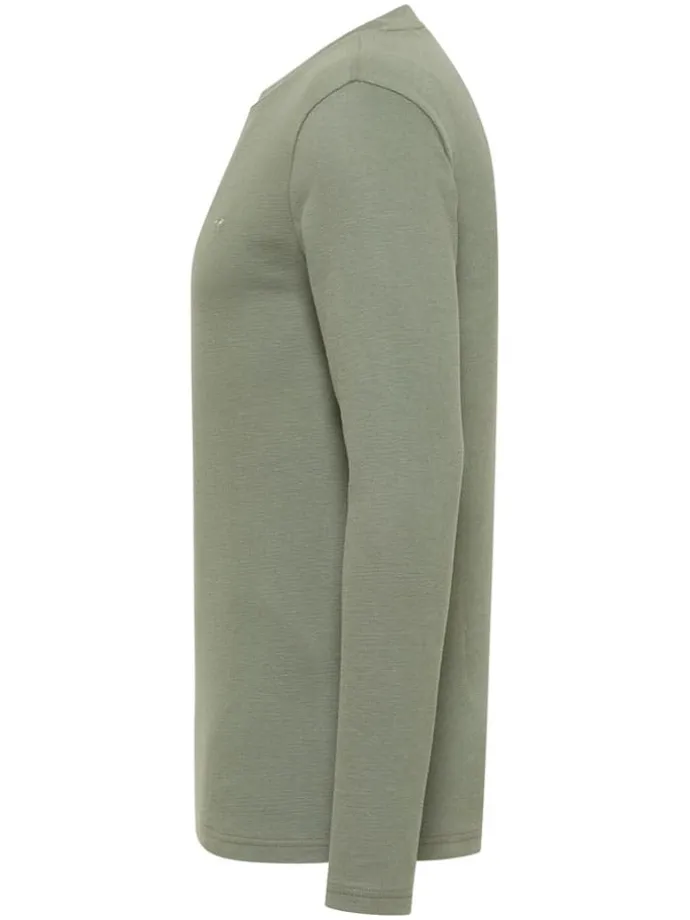 Longsleeve in Grün