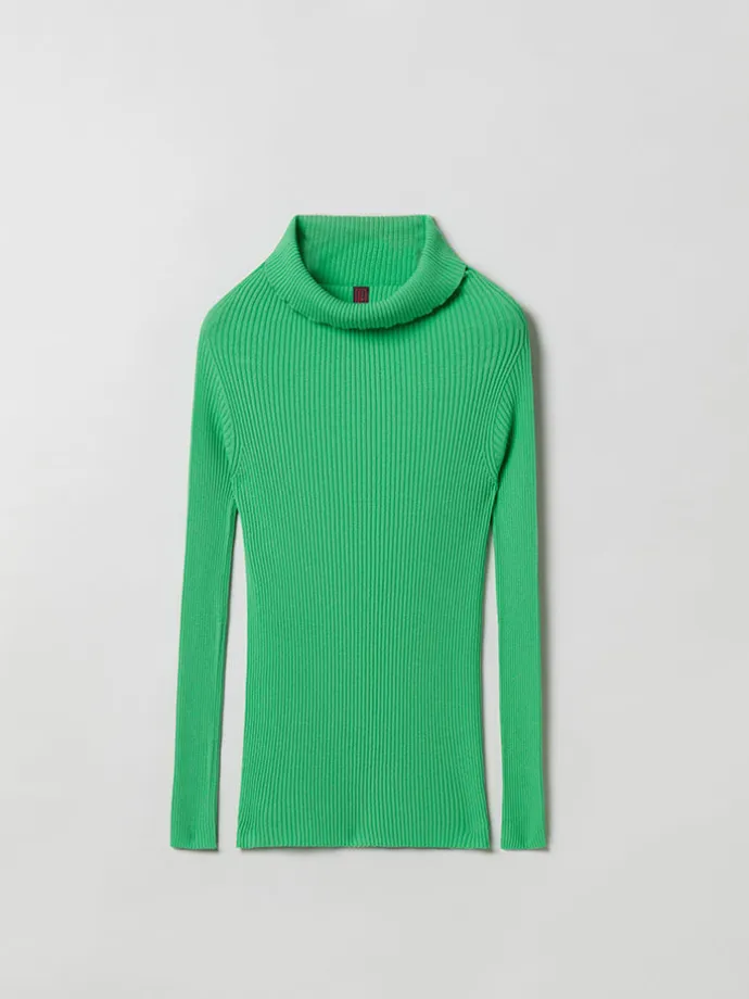 Longsleeve in Grün
