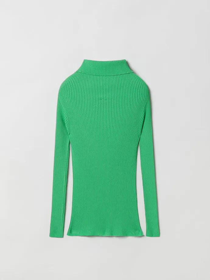 Longsleeve in Grün