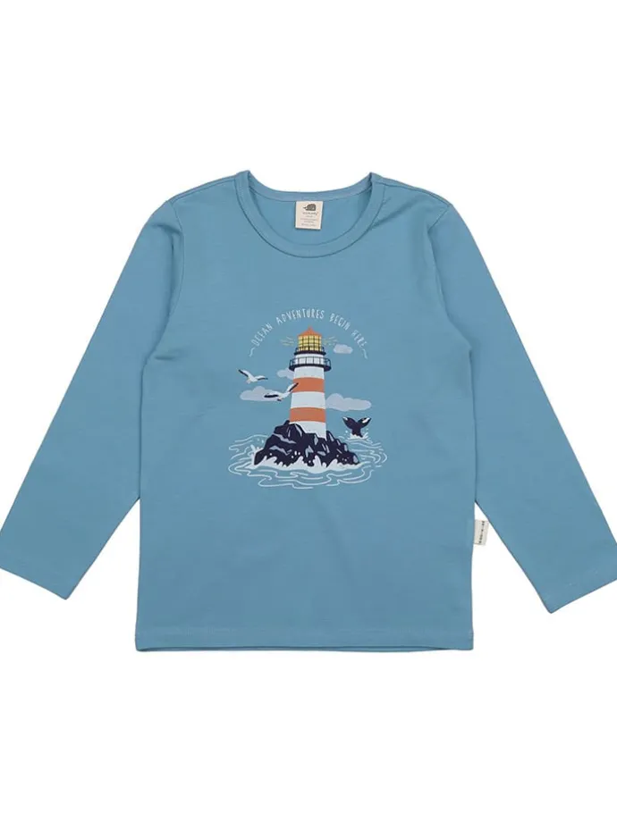 Longsleeve in Hellblau