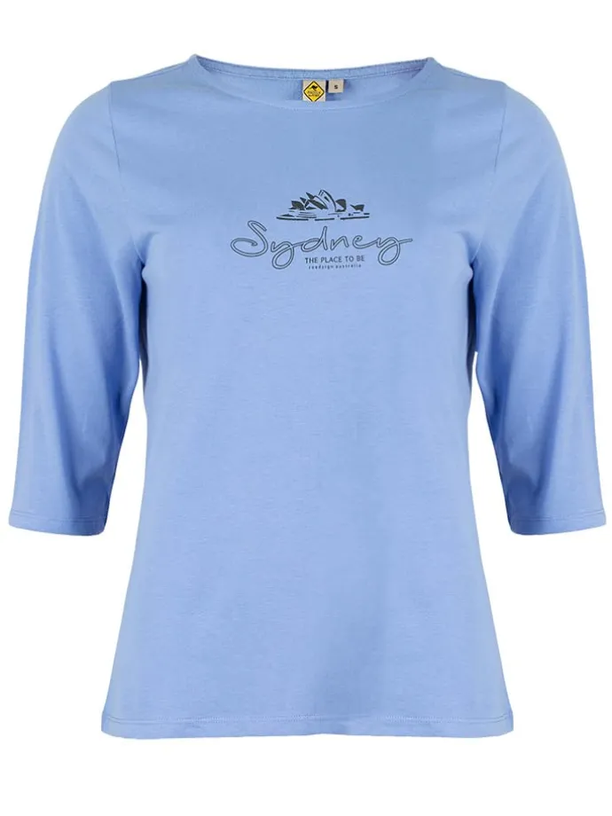 Longsleeve in Hellblau