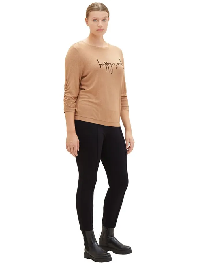 Longsleeve in Hellbraun