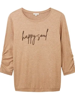 Longsleeve in Hellbraun