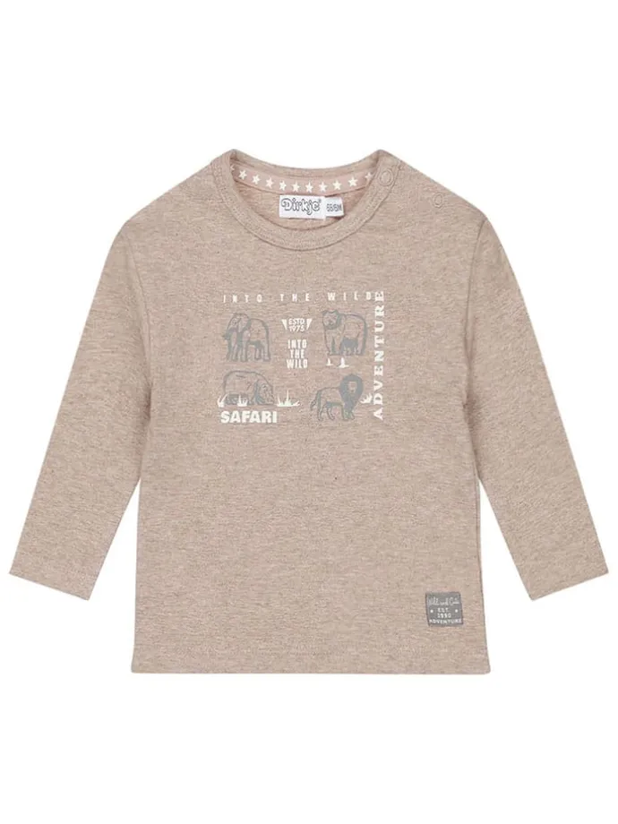 Longsleeve in Hellbraun