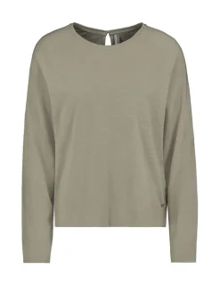Longsleeve in Oliv