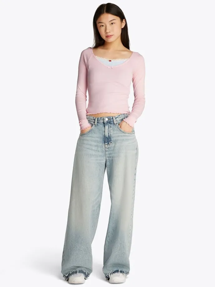 Longsleeve in Rosa