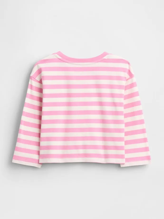 Longsleeve in Rosa/ Creme