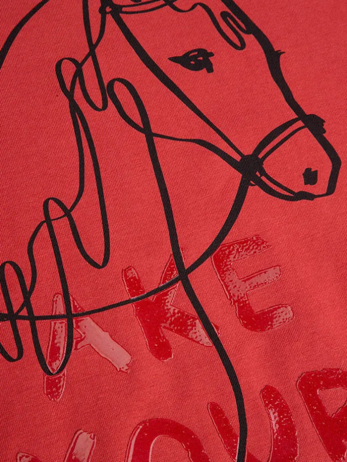 Longsleeve in Rot