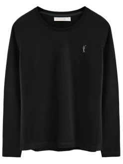Longsleeve in Schwarz