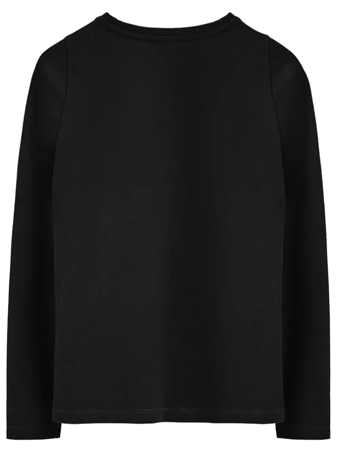 Longsleeve in Schwarz