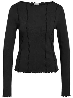 Longsleeve in Schwarz