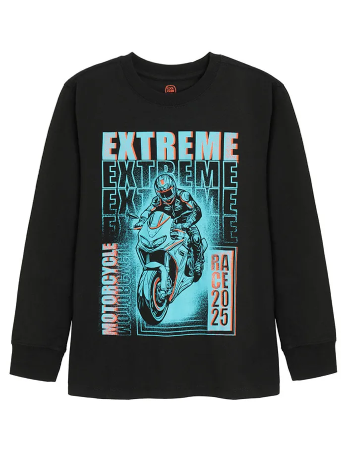 Longsleeve in Schwarz