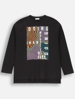 Longsleeve in Schwarz