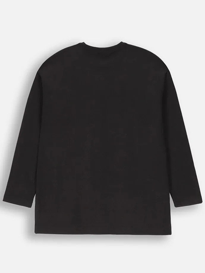 Longsleeve in Schwarz