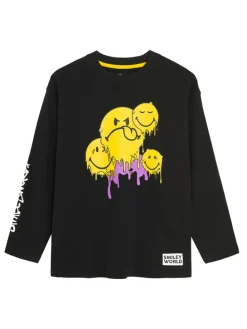 Longsleeve in Schwarz