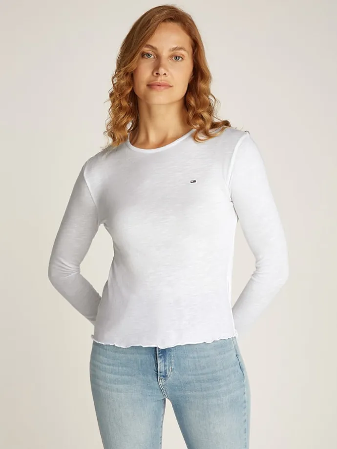 Longsleeve in Weiß