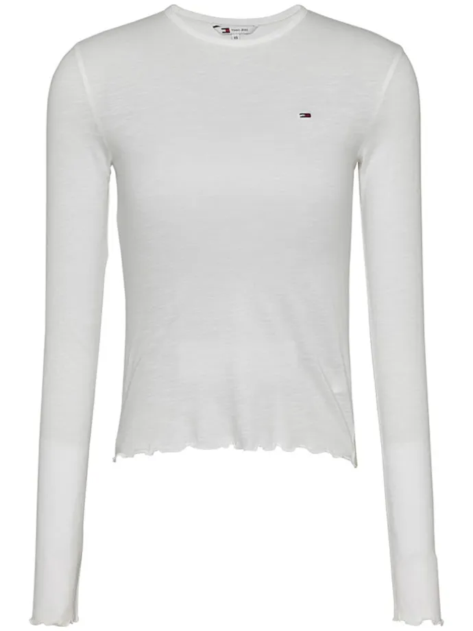 Longsleeve in Weiß