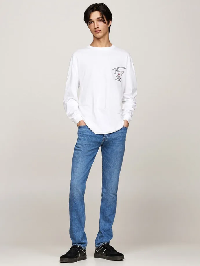 Longsleeve in Weiß