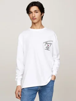 Longsleeve in Weiß