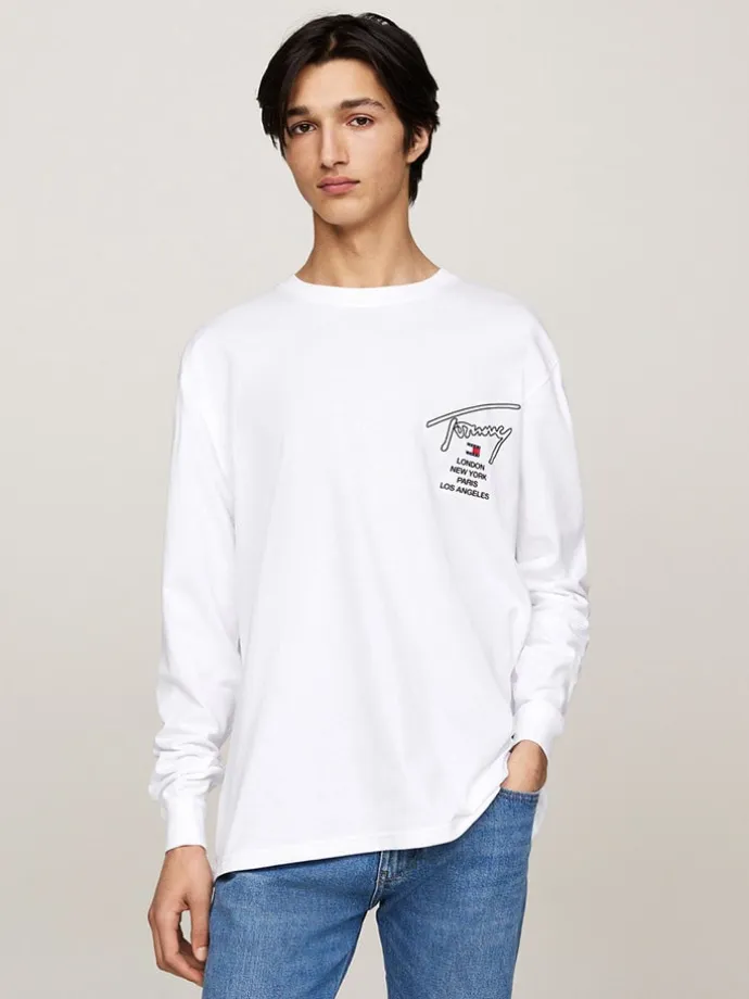Longsleeve in Weiß