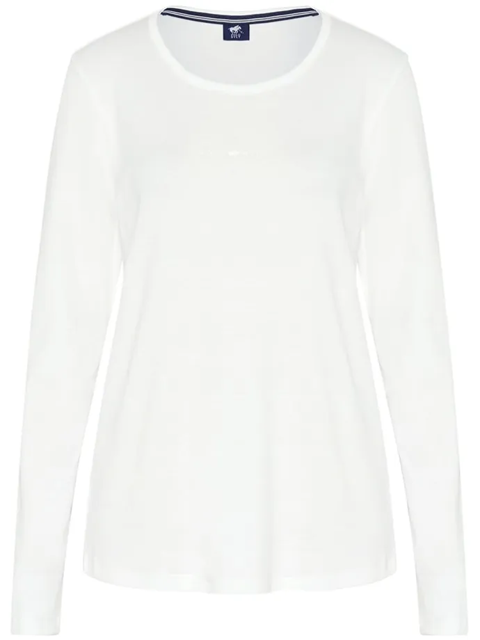 Longsleeve in Weiß