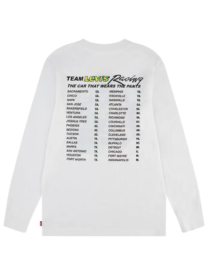 Longsleeve in Weiß