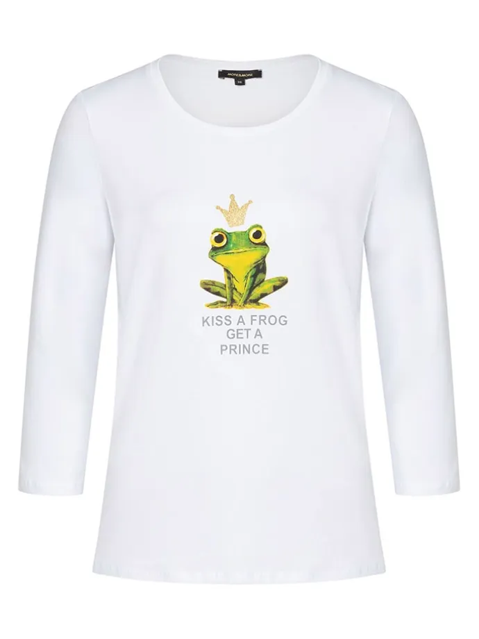 Longsleeve in Weiß