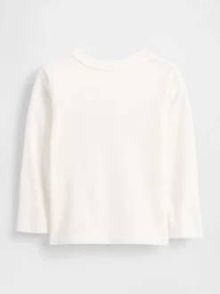 Longsleeve in Weiß