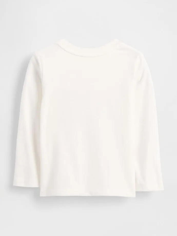 Longsleeve in Weiß
