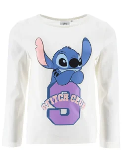 Longsleeve "Lilo & Stitch" in Weiß
