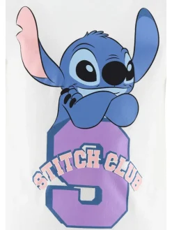 Longsleeve "Lilo & Stitch" in Weiß